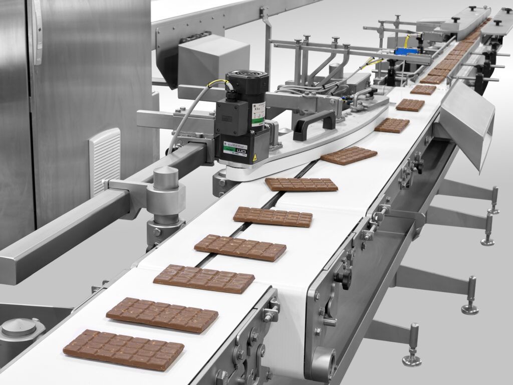 Chocolate Turner conveyor system